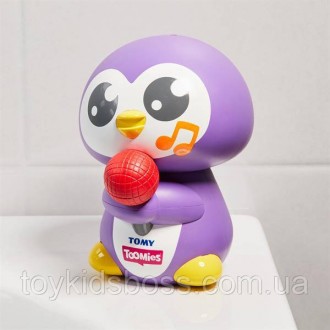 Игрушка для ванной Toomies Пингвин понравится детям от 12 месяцев. Медленно погр. . фото 5