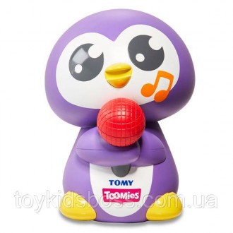 Игрушка для ванной Toomies Пингвин понравится детям от 12 месяцев. Медленно погр. . фото 2
