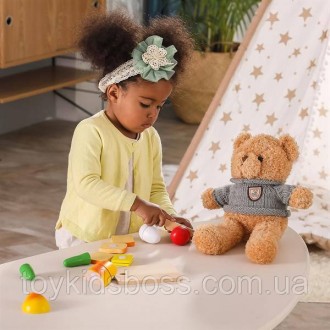 С набором игрушечных продуктов Viga Toys Завтрак малыш поможет вам приготовить п. . фото 11