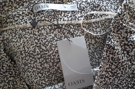 Суперстильная юбка модель - А- образная, чёрно- белого цвета Oasis, EUR 36, UK 1. . фото 6