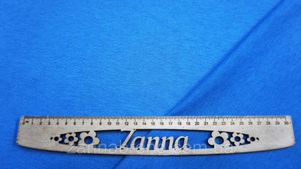 Ткань французский трикотаж однотонный цвет светлый джинс
. . фото 5