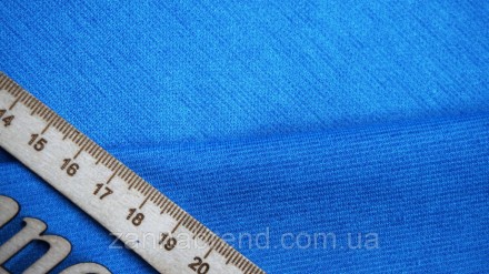 Ткань французский трикотаж однотонный цвет светлый джинс
. . фото 3