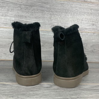 
 Зимние женские ботинки Loro Piana Ylvi Walk Ankle Boot на меху Черные 
 - Идеа. . фото 5