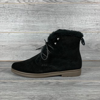 
 Зимние женские ботинки Loro Piana Ylvi Walk Ankle Boot на меху Черные 
 - Идеа. . фото 4