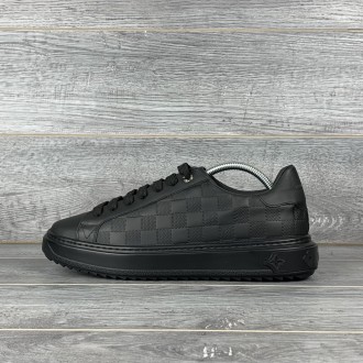 
 Мужские кроссовки кожаные демисезонные Louis Vuitton Черные
- Материал ручной . . фото 3