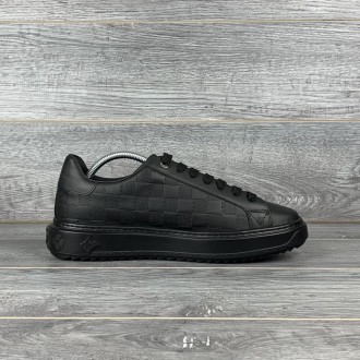 
 Мужские кроссовки кожаные демисезонные Louis Vuitton Черные
- Материал ручной . . фото 4
