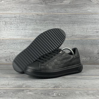 
 Мужские кроссовки кожаные демисезонные Louis Vuitton Черные
- Материал ручной . . фото 5