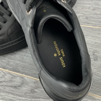 
 Мужские кроссовки кожаные демисезонные Louis Vuitton Черные
- Материал ручной . . фото 8