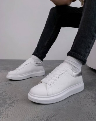 
 Обувь Маквин Белые Серебро (J56-7) - стильная модель идеально подойдет в весен. . фото 6