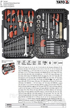 YATO-38901 - профессиональний набір інструментів, який розроблений з урахуванням. . фото 1