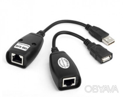 
	Удлинитель USB 2.0 сигнала по F/UTP до 50 метров - предназначен для подключени. . фото 1