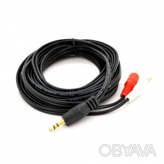 
	Тип: 3.5 мм Stereo Socket — 2хRCA PlugsВид сигнала: аудиоМатериал: Бескислород. . фото 1