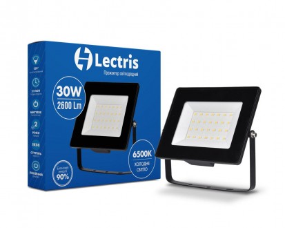 Світлодіодний прожектор Lectris LED30W 2600Лм 6500K 185-265V IP65 1-LC-3003. Херсон. фото 1 Світлодіодний прожектор Lectris LED30W 2600Лм 6500K 185-265V IP65 1-LC-3003. Херсон. фото 1