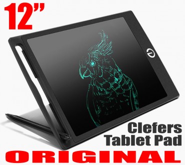 Графічний планшет дитячий для малювання Tablet Pad Clefers 12 дюймів. Кропивницький. фото 1 Графічний планшет дитячий для малювання Tablet Pad Clefers 12 дюймів. Кропивницький. фото 1