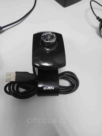 Веб-камера з матрицею 0.3 МП, дозвіл відео 640x480, підключення через USB 2.0, в. . фото 3