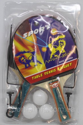 Ігровий набір ракеток 2 штуки з кульками для настільного тенісу
Любите настільни. . фото 2