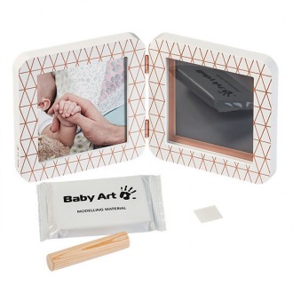 Двойная рамка Baby Art с отпечатком My Baby Touch - набор для создания уникальны. . фото 2
