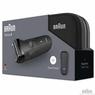 Бритва BRAUN 300TS
Потрійна система гоління
Бритва Braun Series 3 300TS начисто . . фото 5