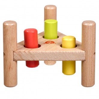 Деревянная игрушка - стучалка "Треугольник" ТМ Lucy&Leo арт. LL158
Дети любят ст. . фото 6