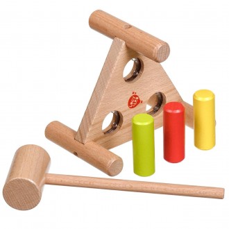 Деревянная игрушка - стучалка "Треугольник" ТМ Lucy&Leo арт. LL158
Дети любят ст. . фото 8