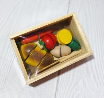 Деревянная игрушка "Продукты" на липучке разрезные арт. Д167
Набор состоит из де. . фото 5
