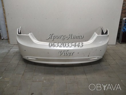 Бампер задний HYUNDAI Sonata 2009-2014 866103S010, 866113S000 с отверстиями под . . фото 1