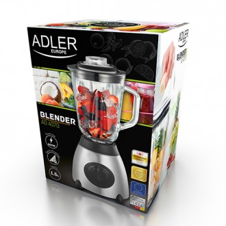 Блендер стационарный Adler AD 4070 мощность 600W, обьем чаши 1,5 литра
Блендер с. . фото 9