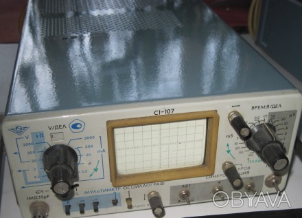 Осцилограф-мультиметр С1-107 призначений для дослідження форми електричних сигна. . фото 1