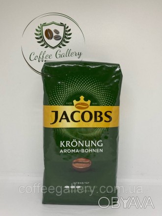 Jacobs Kronung — це зернова кава з відбірної арабіки. Напій виділяється особливи. . фото 1