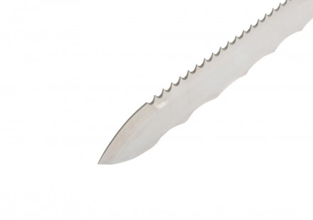 Нож для минеральной ваты изготовлен из нержавеющей стали. Лезвие имеет двухсторо. . фото 3