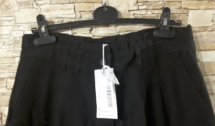 Модные кюлоты чёрного цвета из 100% хлопка размер UK12, EUR 40 британского бренд. . фото 5