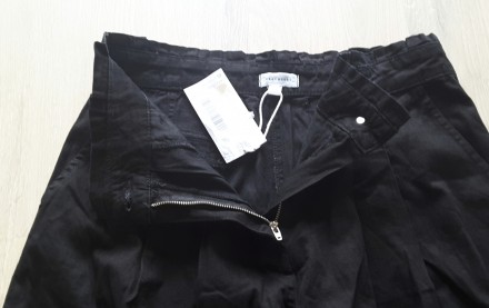 Модные кюлоты чёрного цвета из 100% хлопка размер UK12, EUR 40 британского бренд. . фото 6