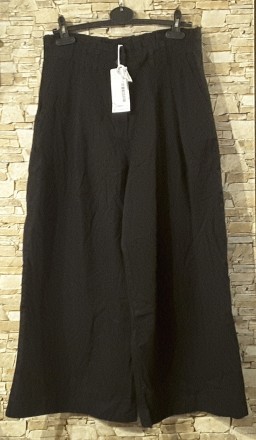 Модные кюлоты чёрного цвета из 100% хлопка размер UK12, EUR 40 британского бренд. . фото 3
