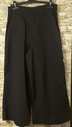 Модные кюлоты чёрного цвета из 100% хлопка размер UK12, EUR 40 британского бренд. . фото 4