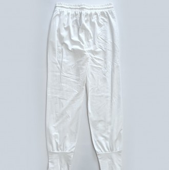 Весенние женские штаны белые.
Длина брюк от пояса: 92см
Длинна по внутреннему кр. . фото 4