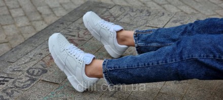 Белые женские кроссовки 
 
▷ идут размер в размер
36р - 23 см 
37р - 23,5 см 
38. . фото 10