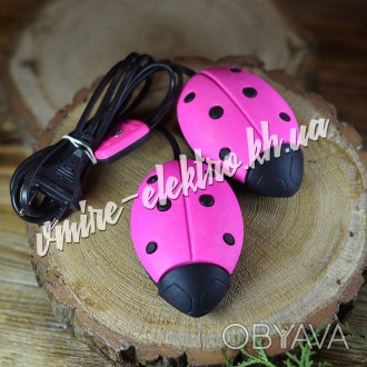 Сушилка обувная Солнышко (Божья коровка) ярко розовая с черными точками
Оригинал. . фото 1