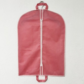 Чехол для одежды детский пылезащитный на молнии розового цвета размер 50*70 см.
. . фото 3