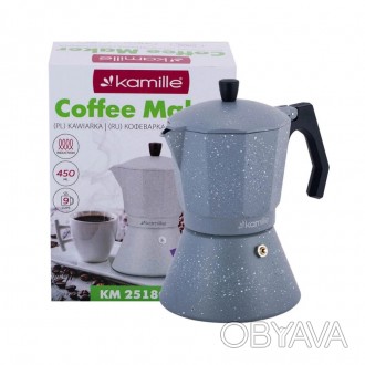 Гейзерная кофеварка Kamille создана для приготовления великолепного кофе по совр. . фото 1