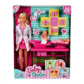 Игровой набор куколка Steffi Love из серии «Штеффи-доктор» с аксессуарами. Кукла. . фото 2