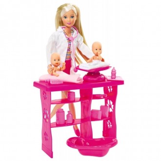 Игровой набор куколка Steffi Love из серии «Штеффи-доктор» с аксессуарами. Кукла. . фото 3