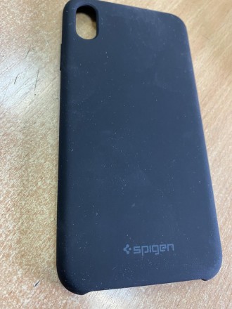 Бампер для Вашого смартфона SPIGEN вироблений із якісного силікону із замшевою п. . фото 2