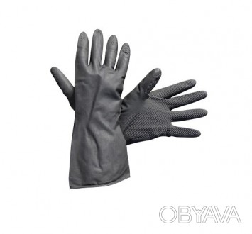 Перчатки Vulkan SFG10022-L - защитные резиновые перчатки для работы с химическим. . фото 1