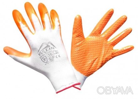 Перчатки Vulkan SFG20028 - защитные синтетические перчатки с нитриловым покрытие. . фото 1