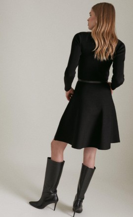 Лаконичное платье чёрного цвета из джерси размер UK 16, EUR 44 британского бренд. . фото 2