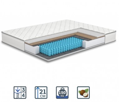 Матрас ортопедический Блогер Матролюкс 150х200. Киев. фото 1
