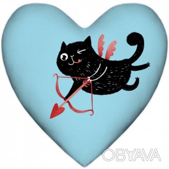 Подушка-серце - оригінальний та романтичний подарунок до Дня Валентина й не тіль. . фото 1