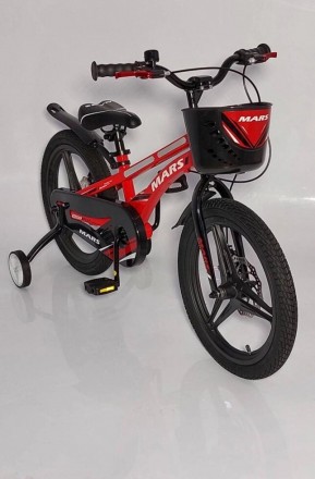 Детский двухколесный облегченный велосипед MARS-3 16 дюймов колеса КрасныйДетски. . фото 10