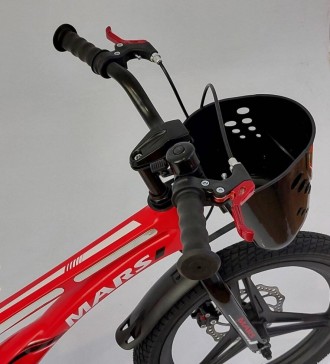 Детский двухколесный облегченный велосипед MARS-3 16 дюймов колеса КрасныйДетски. . фото 8