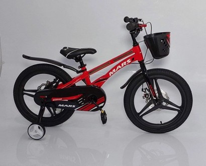 Детский двухколесный облегченный велосипед MARS-3 16 дюймов колеса КрасныйДетски. . фото 9
